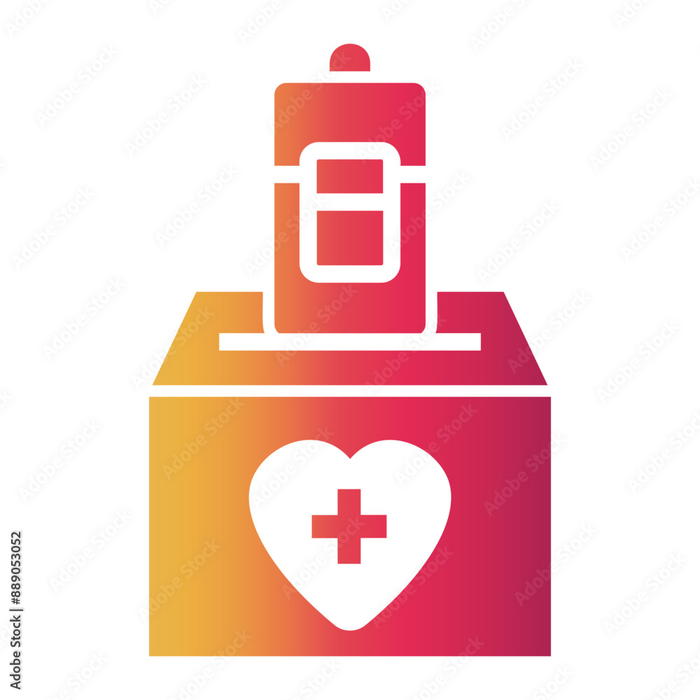 Obraz premium blood Gradient icon