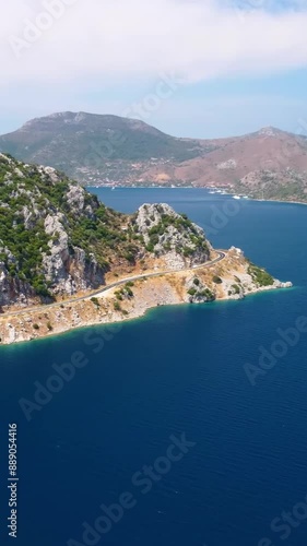 Aerial view of beautiful Turkey landscape