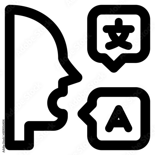 bilingual icon