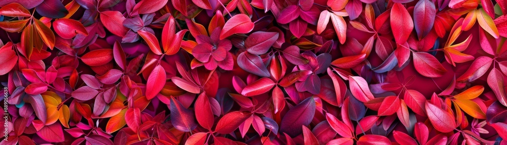 Blossoming Beauty - Vibrant Red and Pink Floral Seamless Pattern in Digital Art Blossoming Beauty - Vibrant Red and Pink Floral Seamless Pattern in Digital Art