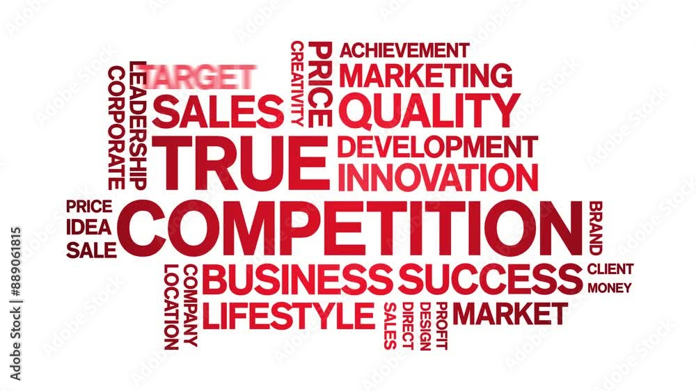 True Competition animated word cloud;text design animation tag kinetic typography seamless loop. True Competition animated word cloud;text design animation tag kinetic typography seamless loop.