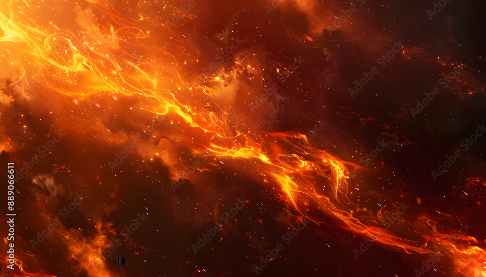 Fototapeta premium fire background
