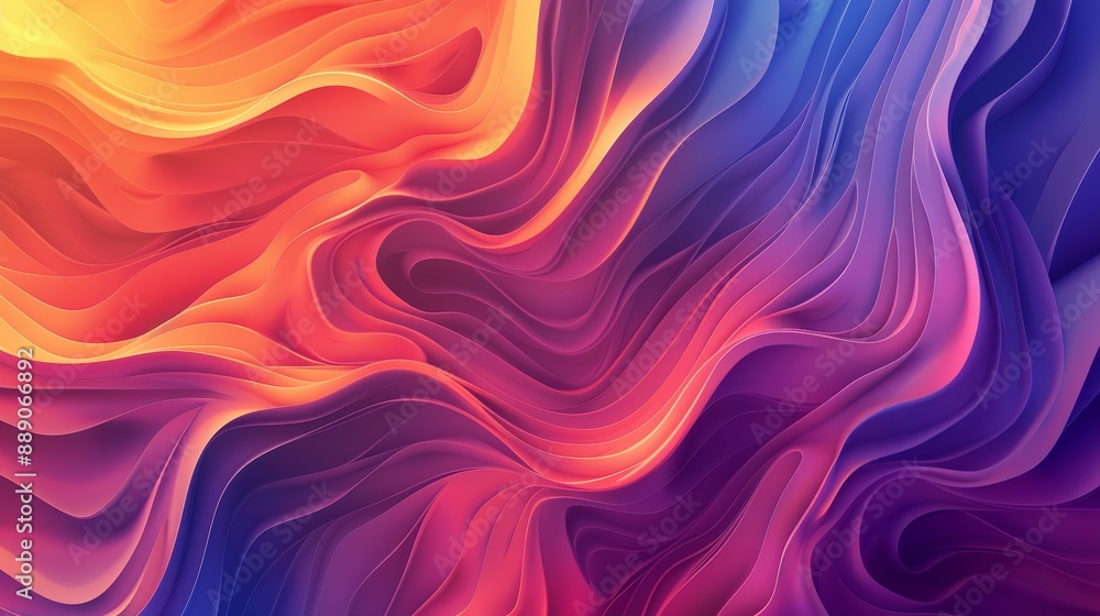 Abstract Swirling Gradient, Orange, Purple, Blue, 3D, abstract, gradient Abstract Swirling Gradient, Orange, Purple, Blue, 3D, abstract, gradient