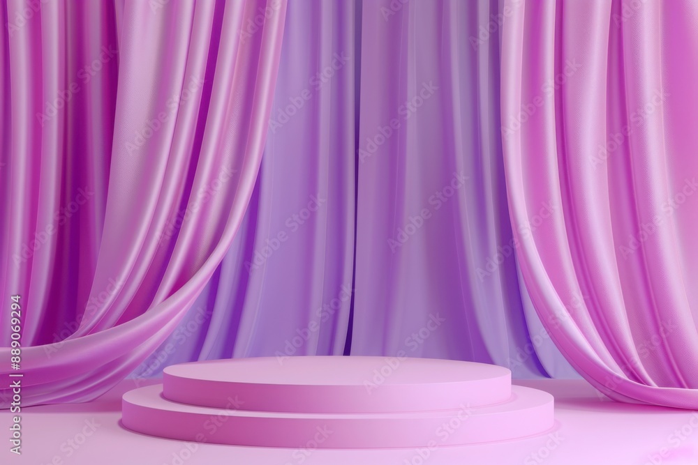 podium with curtains podium with curtains