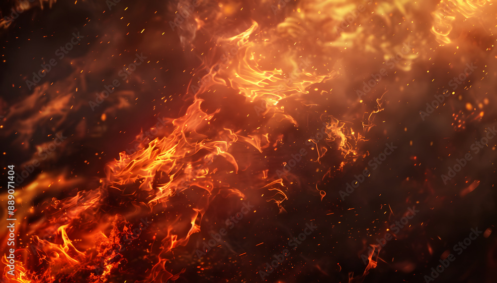Fototapeta premium fire background