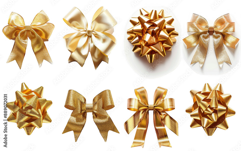 Golden Gift Bows Collection Golden Gift Bows Collection