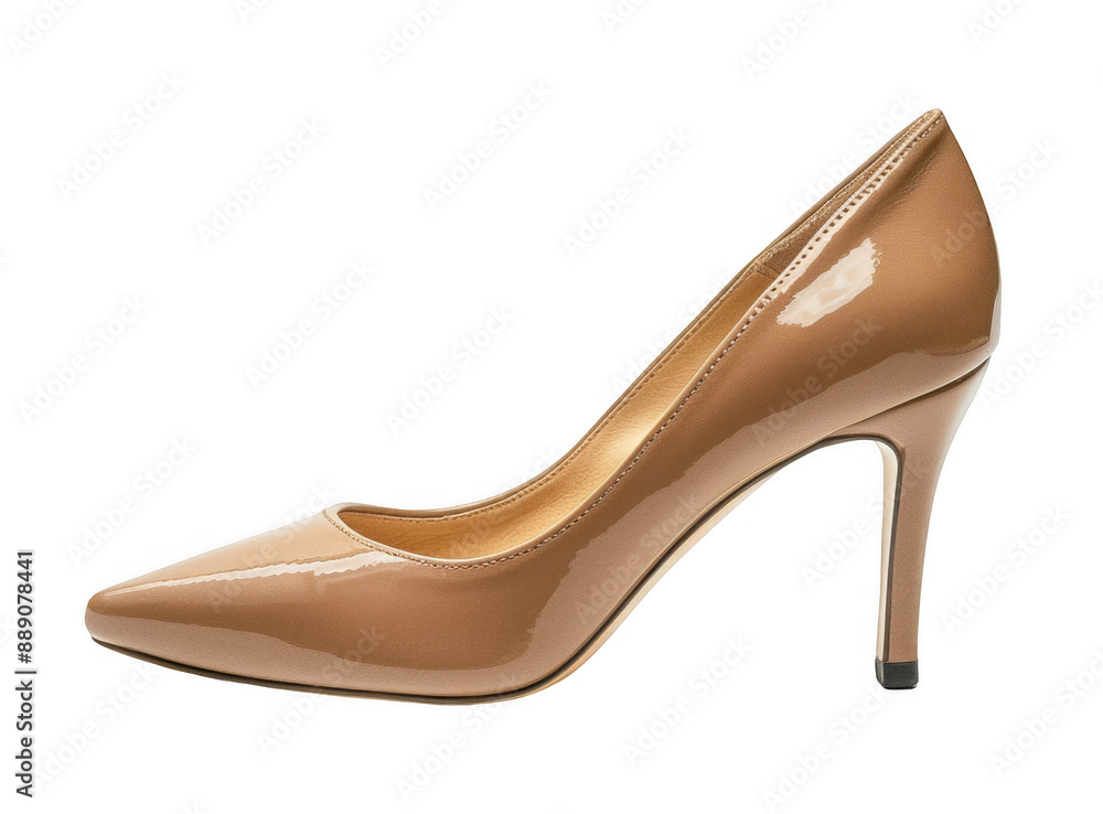 Beige High-Heeled Shoe Beige High-Heeled Shoe
