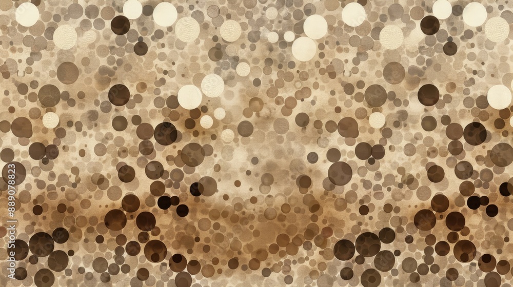 Abstract Brown Circle Pattern Background. Abstract Brown Circle Pattern Background.