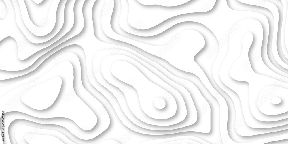 Abstract white papercut pattern background design .3d wave paper texture vector illustration .seamless fabric waves lines backdrop . Abstract white papercut pattern background design .3d wave paper texture vector illustration .seamless fabric waves lines backdrop .
