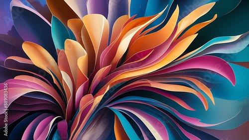 Abstract flower background