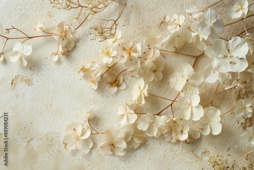 Wallpaper Mural A close up of a bunch of white flowers with brown spots Torontodigital.ca