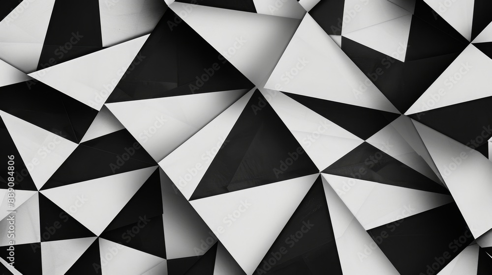 Abstract Black and White Triangles. Abstract Black and White Triangles.