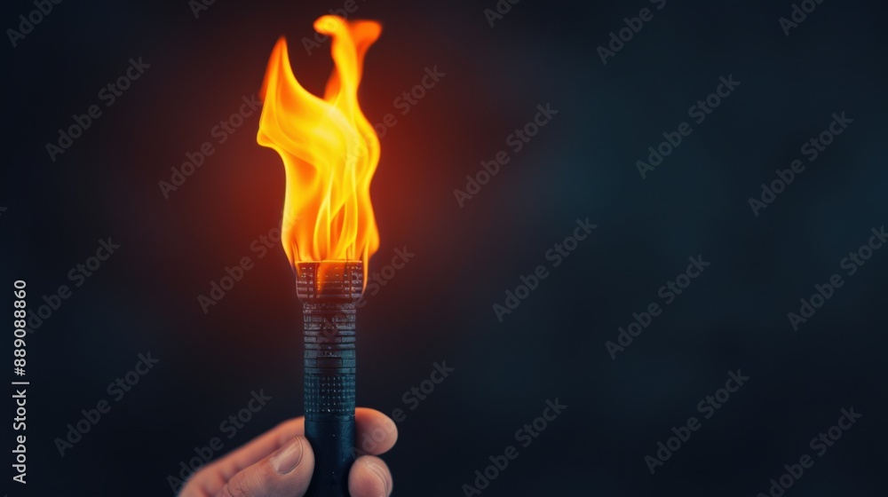 A sacred flame representing light in a quest and vow A sacred flame representing light in a quest and vow