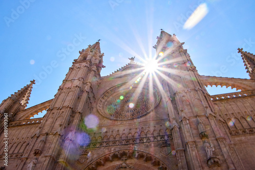 Reise nach Mallorca. Die Kahtedrale in Palma de Mallorca. photo