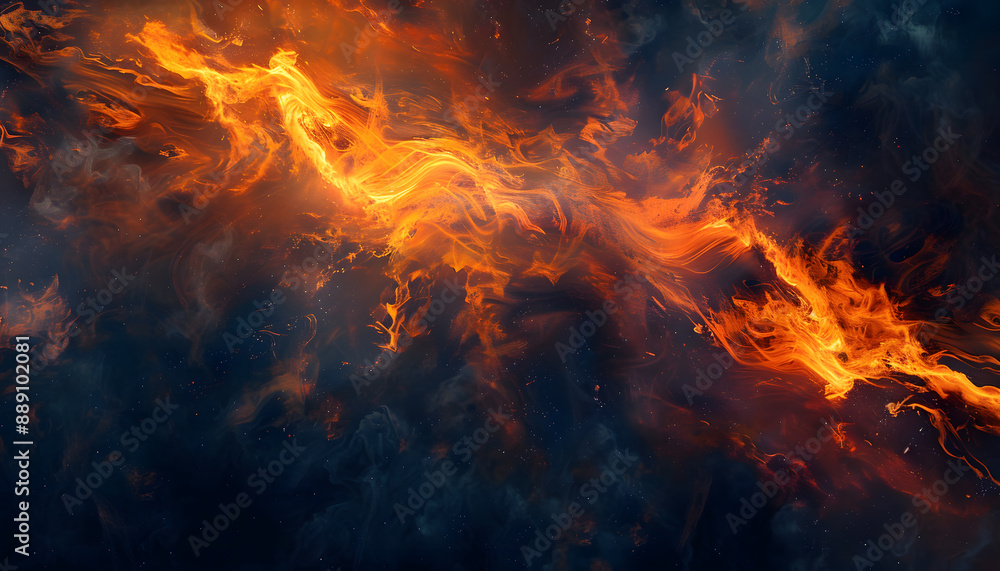 Fototapeta premium fire background