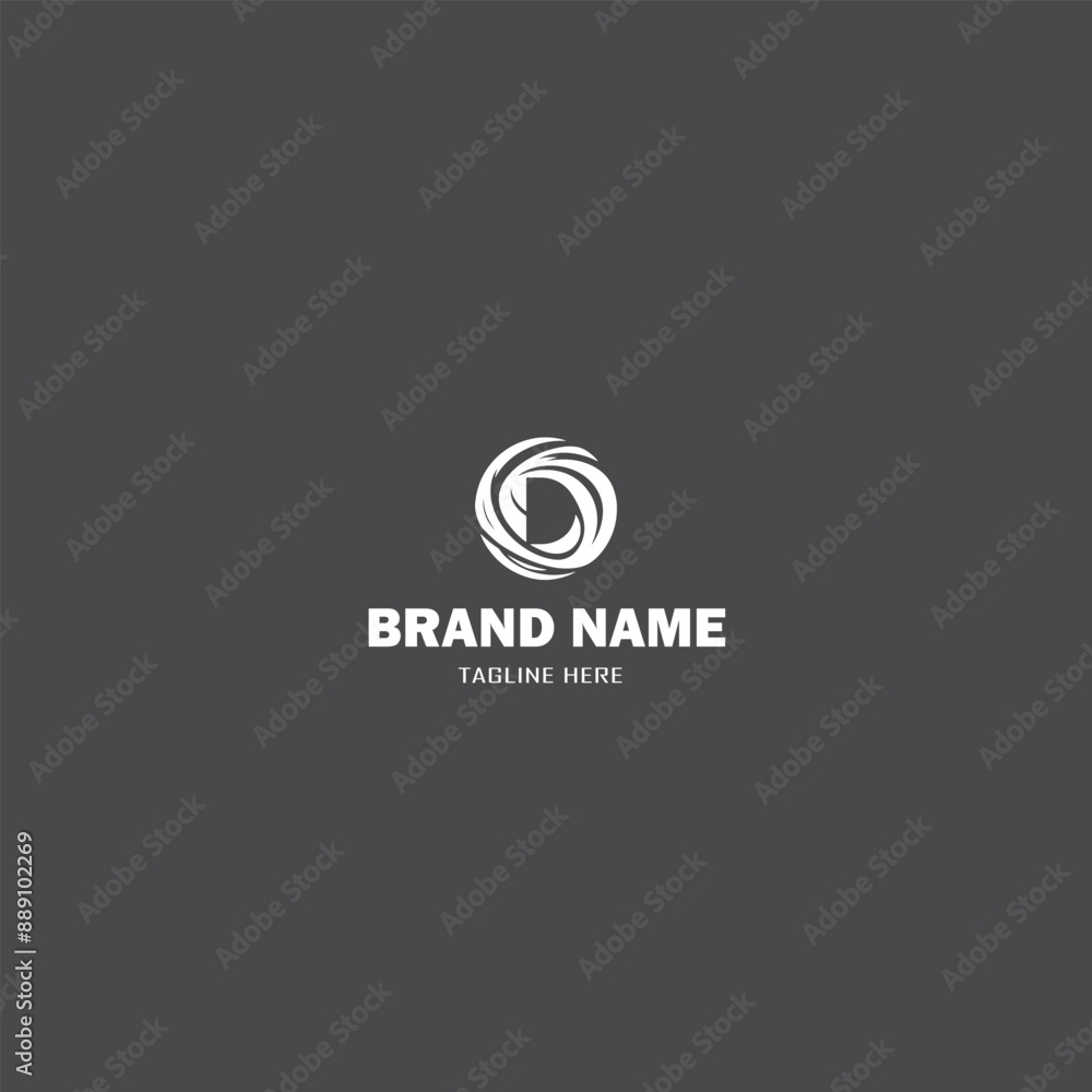 D abstract logo design business Template D abstract logo design business Template