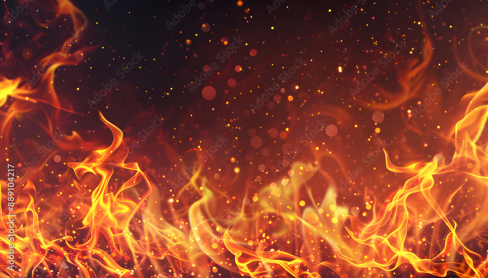 Fototapeta premium fire background
