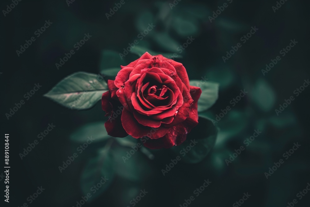 Extreme close-up of a red rose with velvety petals. Beautiful simple AI generated image in 4K, unique. Extreme close-up of a red rose with velvety petals. Beautiful simple AI generated image in 4K, unique.