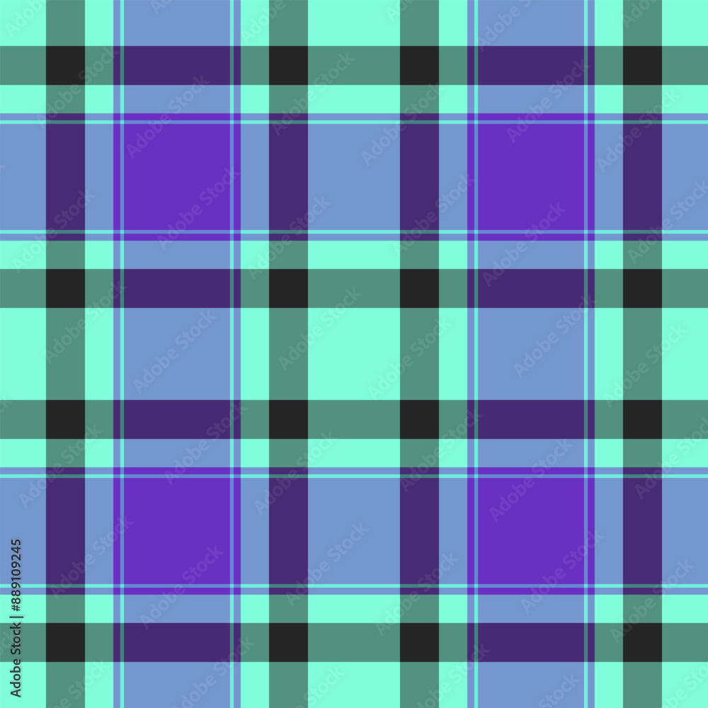 Tidy vector check background, micro plaid tartan textile. Vogue pattern texture fabric seamless in teal and blue colors. Tidy vector check background, micro plaid tartan textile. Vogue pattern texture fabric seamless in teal and blue colors.