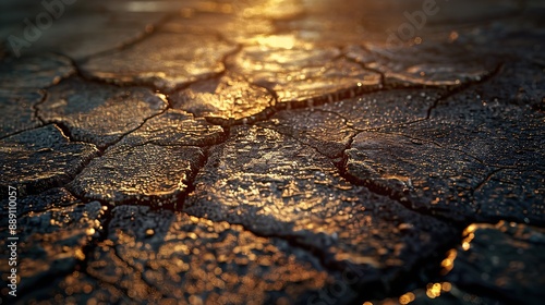 Closeup of brown soil and dirt as a symbol for agriculture and gardening