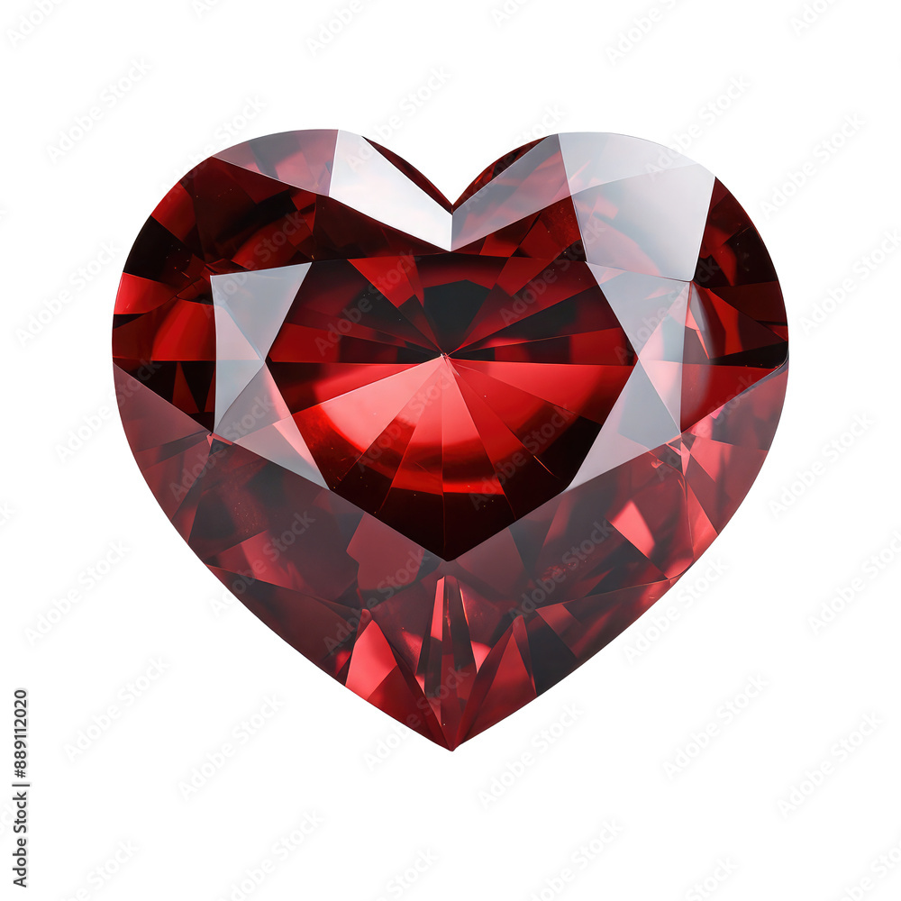 red sapphire or stone isolated on white red sapphire or stone isolated on white
