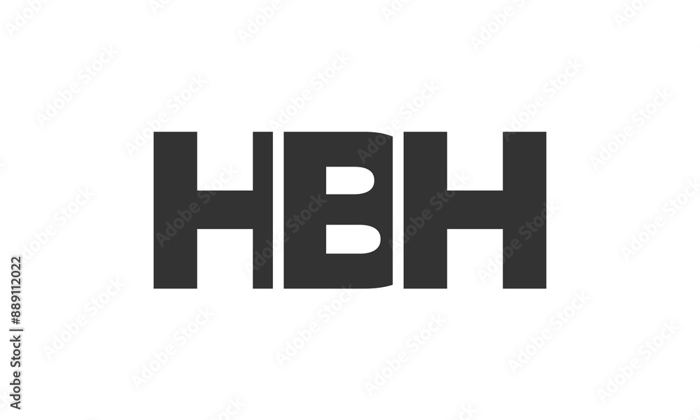 HBH logo design template with strong and modern bold text. Initial based vector logotype featuring simple and minimal typography. Trendy company identity. HBH logo design template with strong and modern bold text. Initial based vector logotype featuring simple and minimal typography. Trendy company identity.