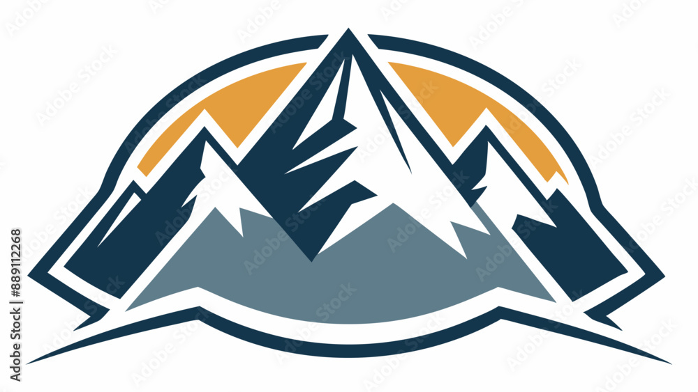 A Pictorial Mark for an Outdoor Adventure Company Featuring a Mountain Logo A Pictorial Mark for an Outdoor Adventure Company Featuring a Mountain Logo