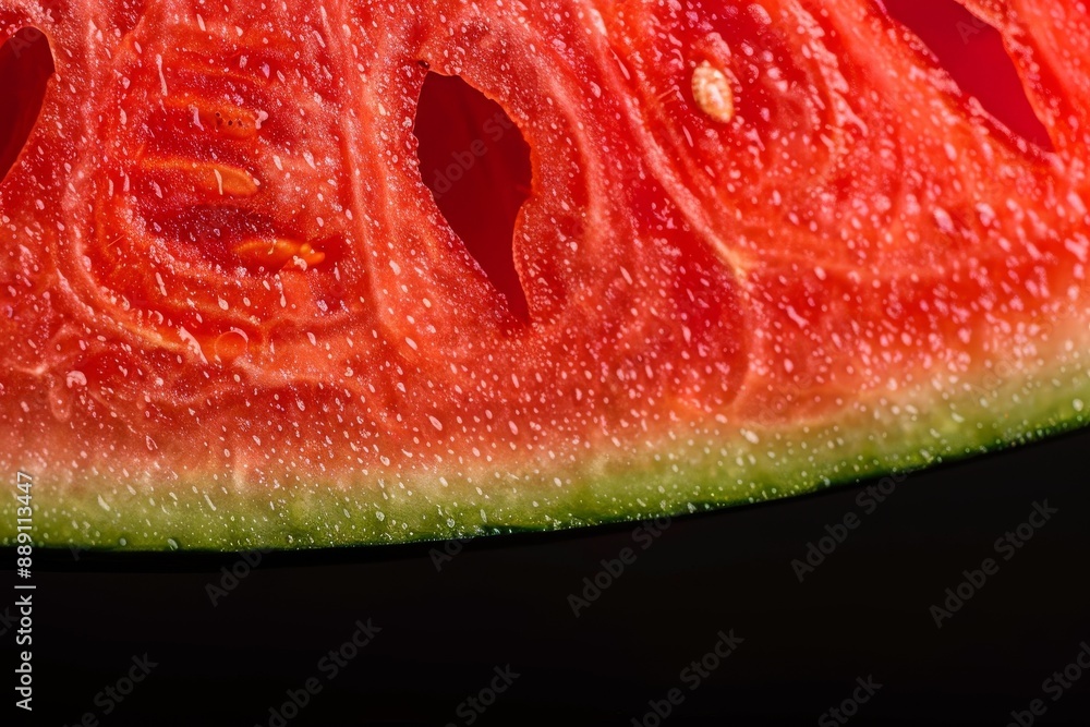 FRESH WATERMELON SLICE CLOSE-UP, MACRO. legal AI. Beautiful simple AI generated image in 4K, unique. FRESH WATERMELON SLICE CLOSE-UP, MACRO. legal AI. Beautiful simple AI generated image in 4K, unique.