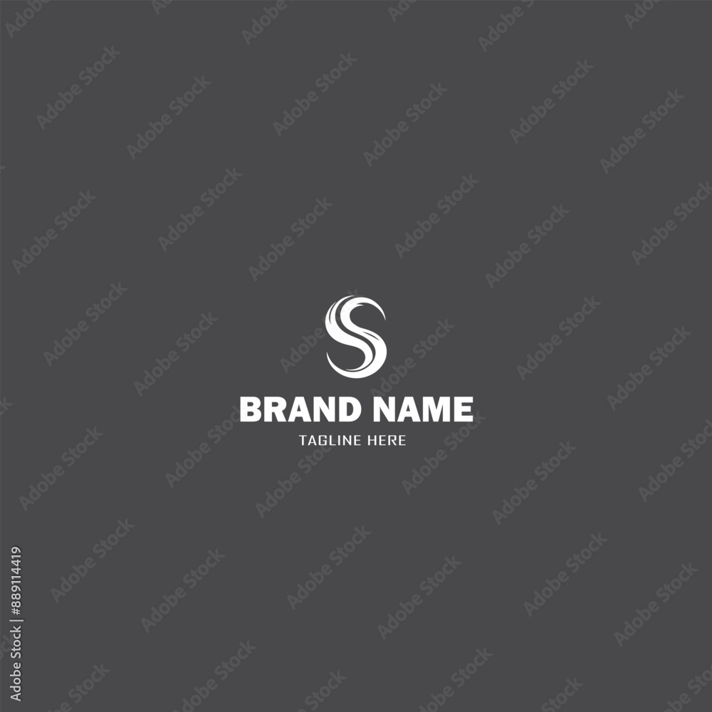S abstract logo design vactor illustration S abstract logo design vactor illustration