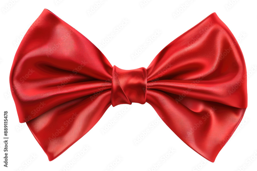 Red bow tie isolated on transparent background Red bow tie isolated on transparent background