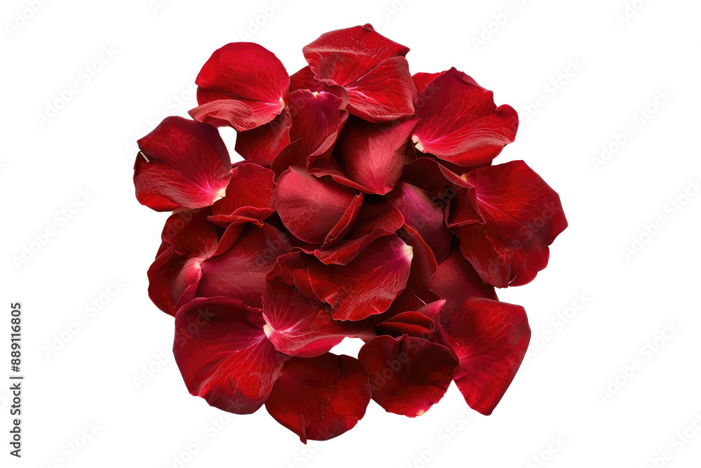 Red rose petal isolated on transparent background Red rose petal isolated on transparent background