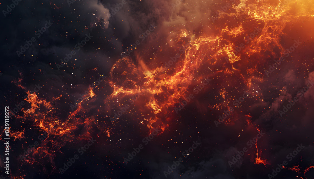 Fototapeta premium fire background