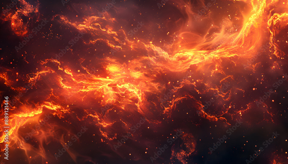Fototapeta premium fire background