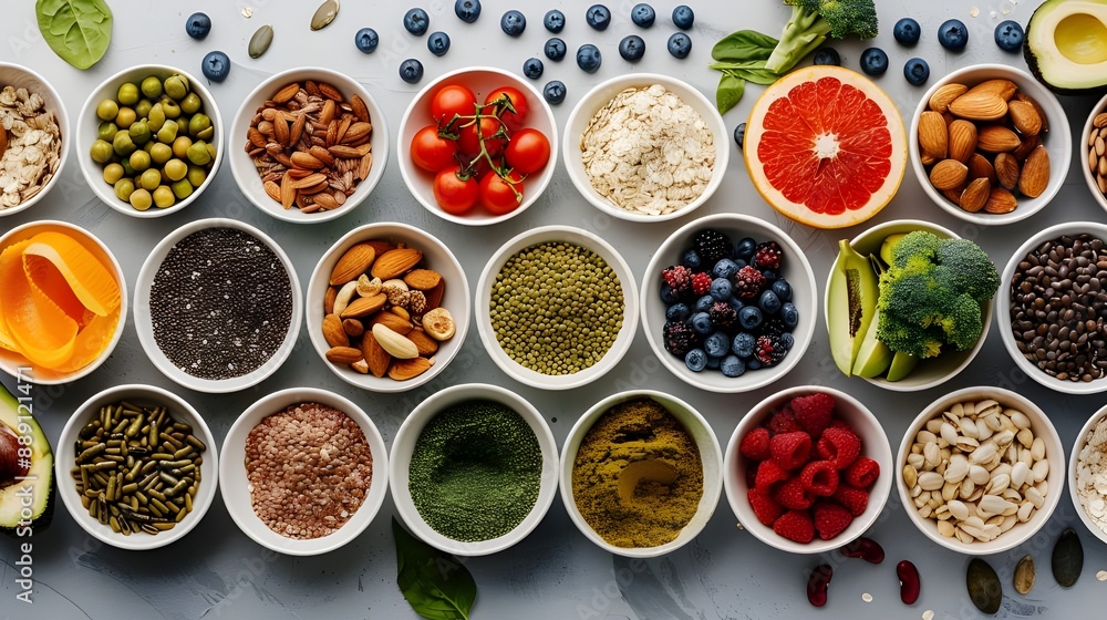 spices and herbs on white spices and herbs on white