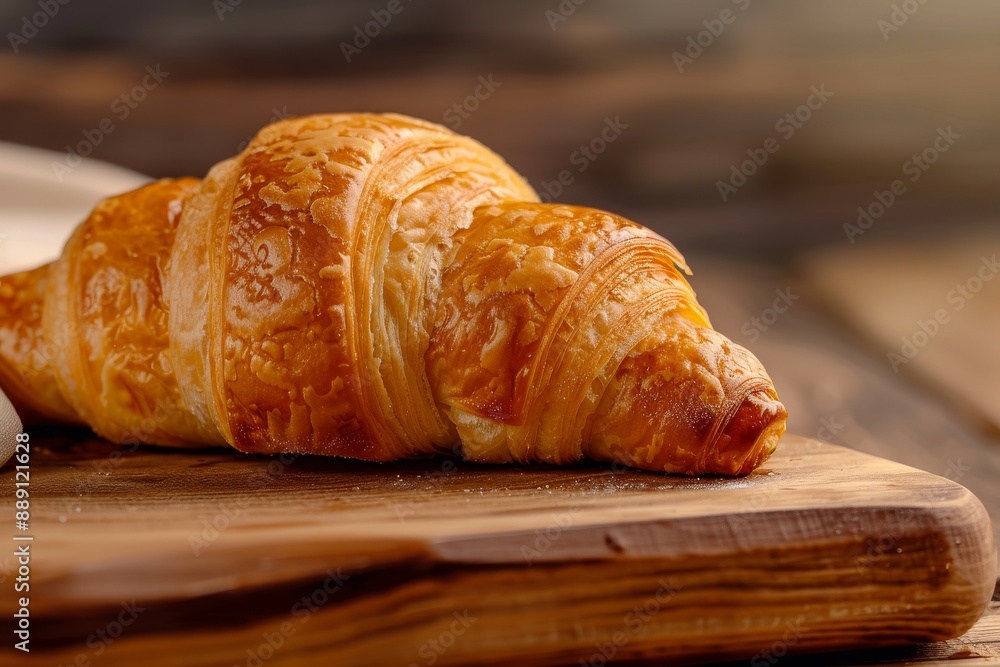 a basket of croissants on a table. The croissants are golden-brown and flaky.. Beautiful simple AI generated image in 4K, unique. a basket of croissants on a table. The croissants are golden-brown and flaky.. Beautiful simple AI generated image in 4K, unique.