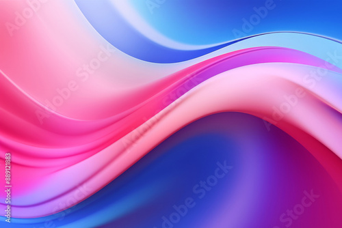 Abstract waves shape glowing in ultraviolet spectrum. Background for banner, backdrop or texture