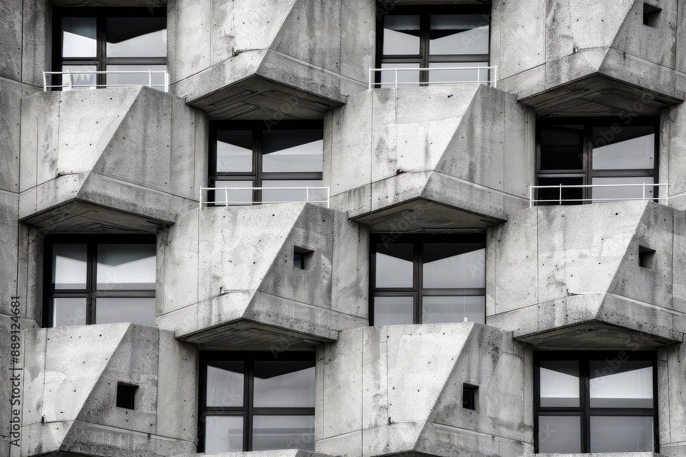 Balconies of a high-rise building. Beautiful simple AI generated image in 4K, unique. Balconies of a high-rise building. Beautiful simple AI generated image in 4K, unique.