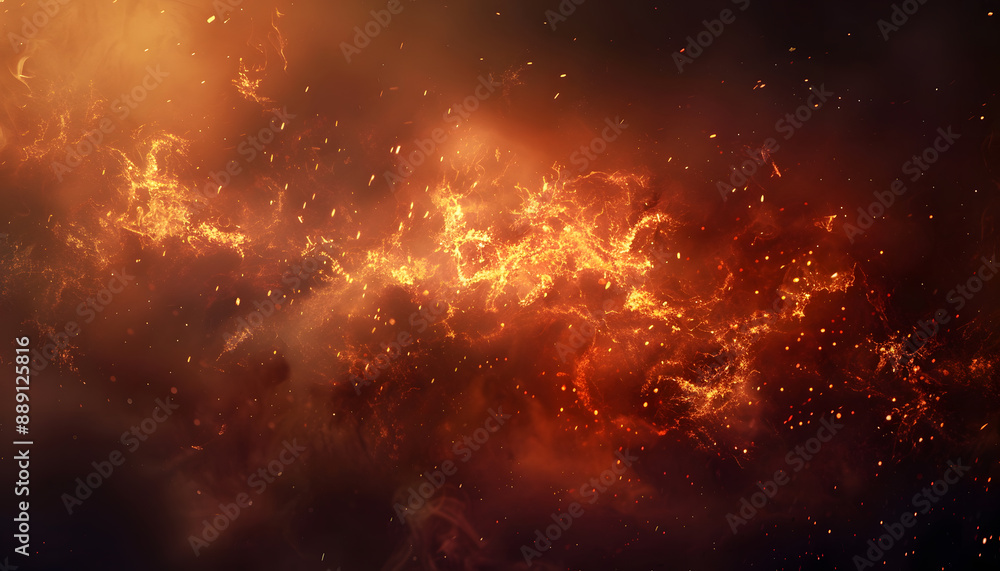 Obraz premium fire background