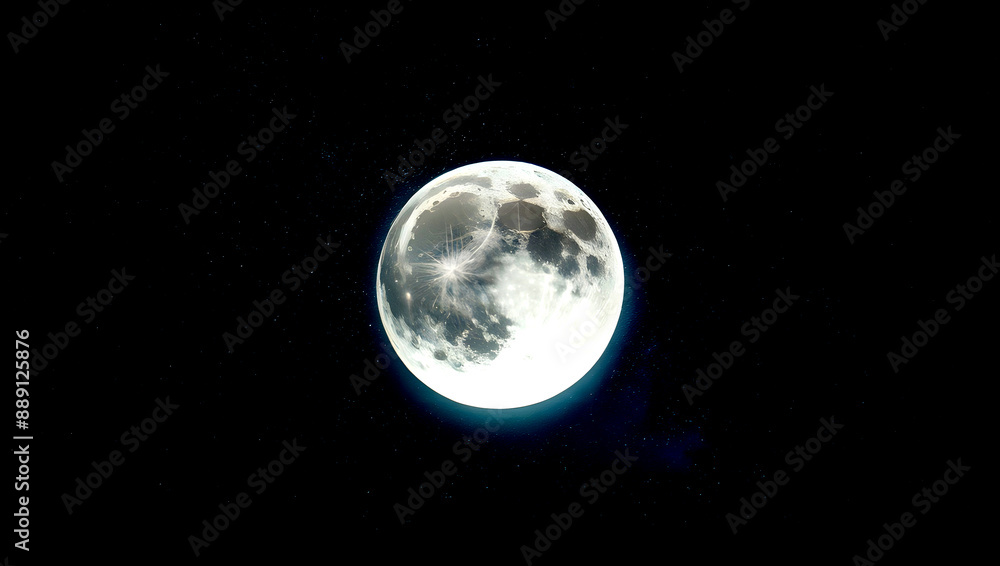Captivating Full Moon in Night Sky Witness the Beauty. Captivating Full Moon in Night Sky Witness the Beauty.
