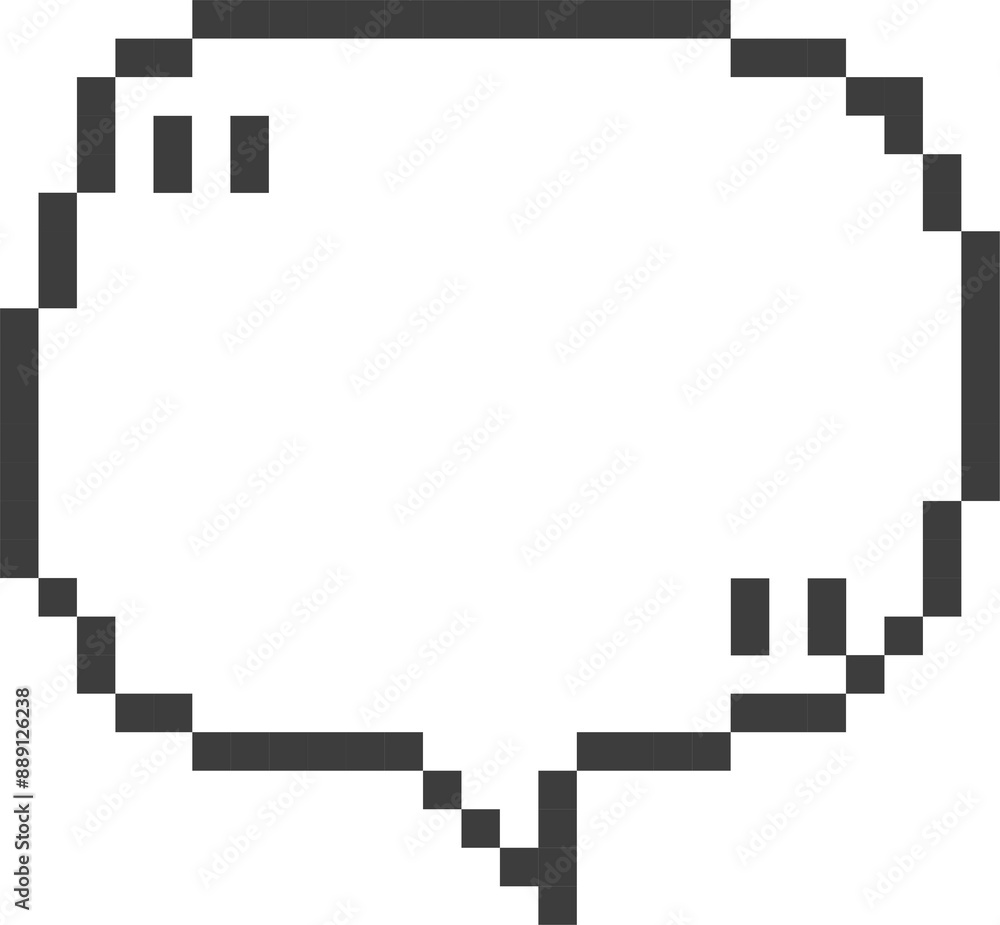 8bit retro game pixel speech bubble balloon, icon sticker memo keyword planner text box banner, flat png isolated transparent element design 8bit retro game pixel speech bubble balloon, icon sticker memo keyword planner text box banner, flat png isolated transparent element design