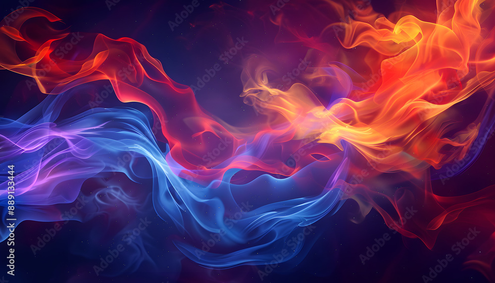 Obraz premium fire background