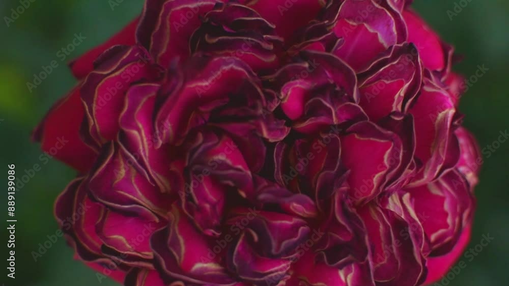 Close-up of a red rose flower moving in the wind Close-up of a red rose flower moving in the wind