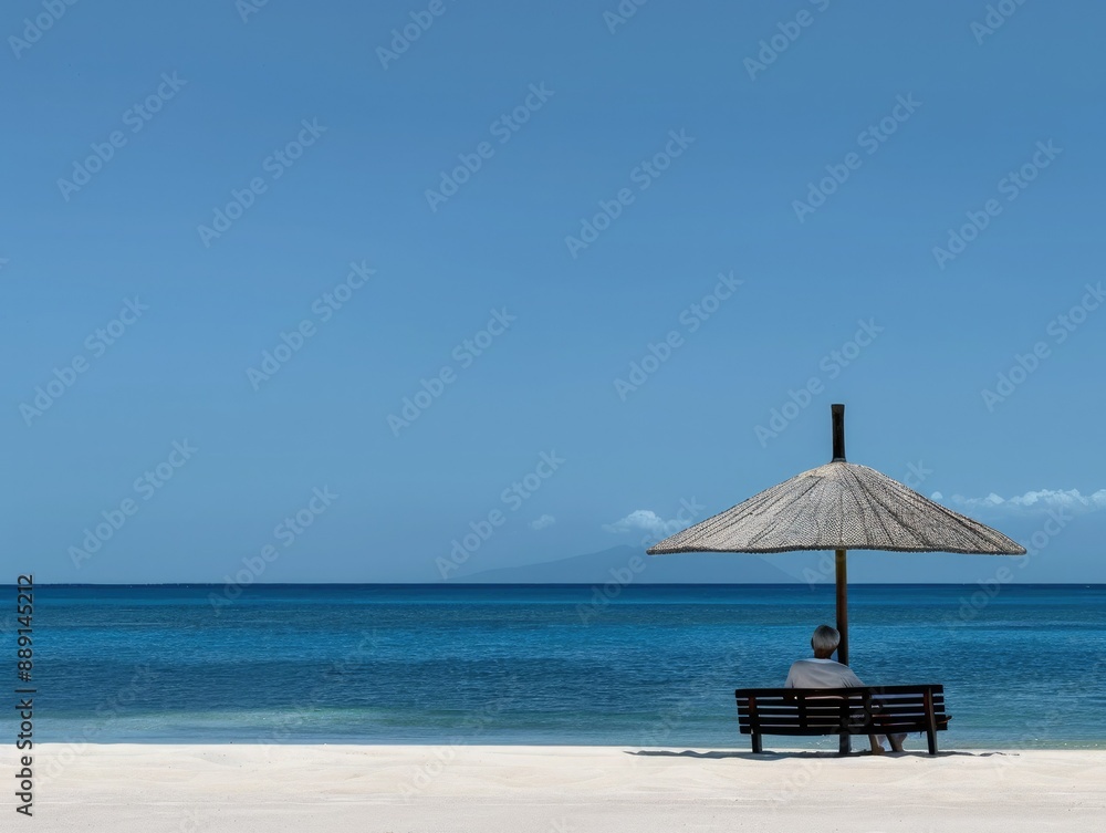 Fototapeta premium Tranquility on a Tropical Beach