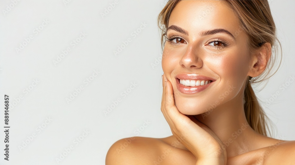 Radiant Smile in a Moment of Serenity Radiant Smile in a Moment of Serenity