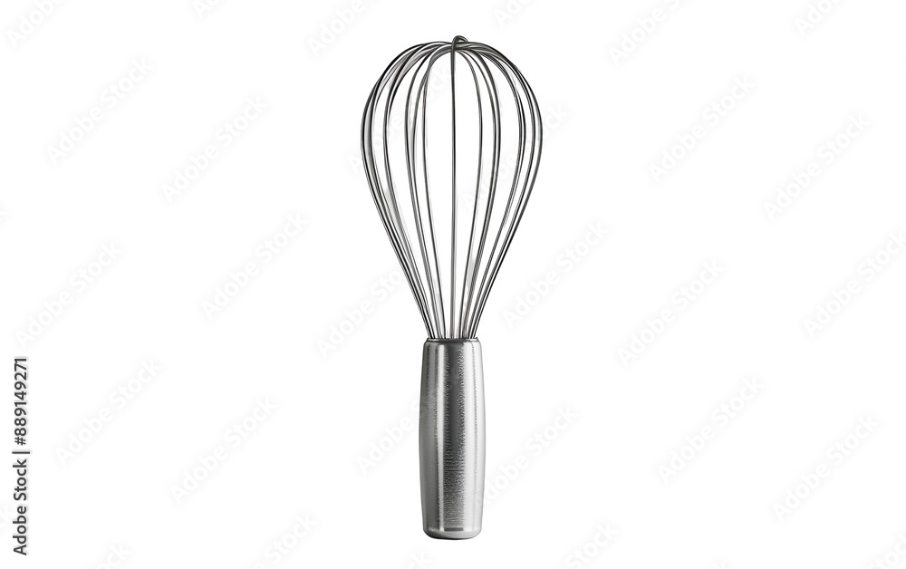 Stainless Steel Whisk Isolated on White Background Stainless Steel Whisk Isolated on White Background
