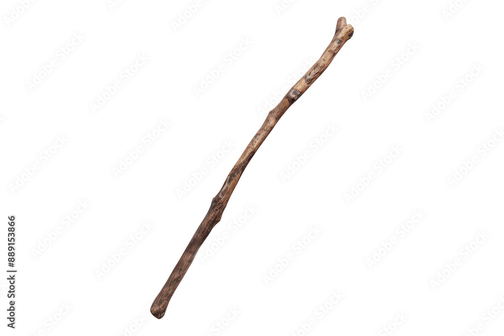 Wooden stick isolated on transparent background Wooden stick isolated on transparent background