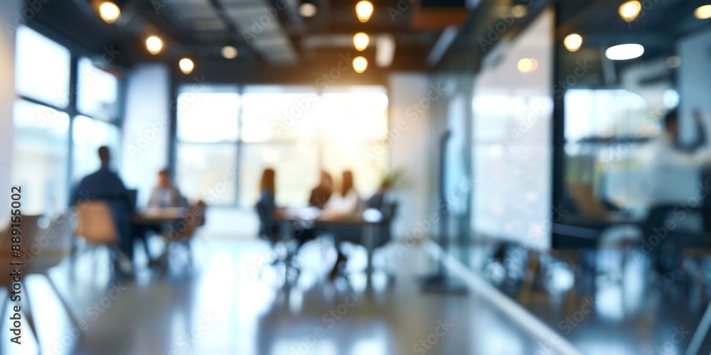 Abstract Blurred Business Professionals in Modern Office Building Meeting Room. AI-Generated 4K High-Quality Wallpaper Depicting Corporate Meeting and Collaboration Abstract Blurred Business Professionals in Modern Office Building Meeting Room. AI-Generated 4K High-Quality Wallpaper Depicting Corporate Meeting and Collaboration