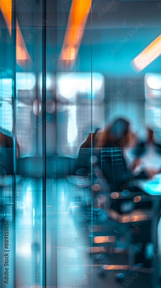 Abstract Blurred Business Professionals in Modern Office Building Meeting Room. AI-Generated 4K High-Quality Wallpaper Depicting Corporate Meeting and Collaboration Abstract Blurred Business Professionals in Modern Office Building Meeting Room. AI-Generated 4K High-Quality Wallpaper Depicting Corporate Meeting and Collaboration
