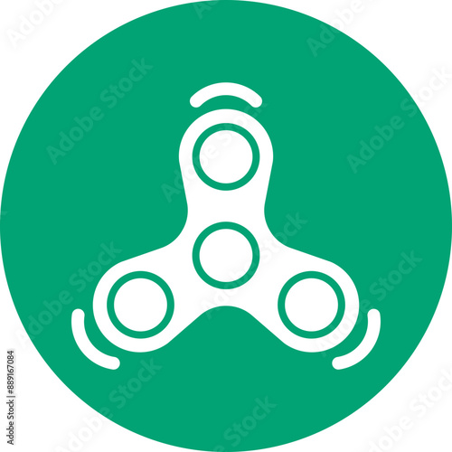 Spinner glyph circle icon
