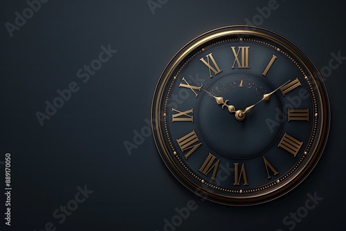 Wallpaper Mural A close-up photo of a classic clock. It can be used for concepts like time, history, and deadlines. Torontodigital.ca